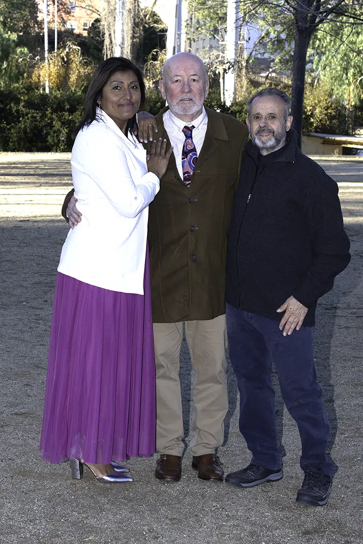 Zoila, Carlos y Xavi