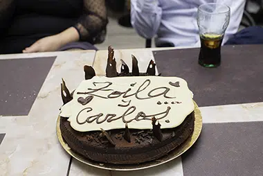 Pastel de Boda de Zoila y Carlos